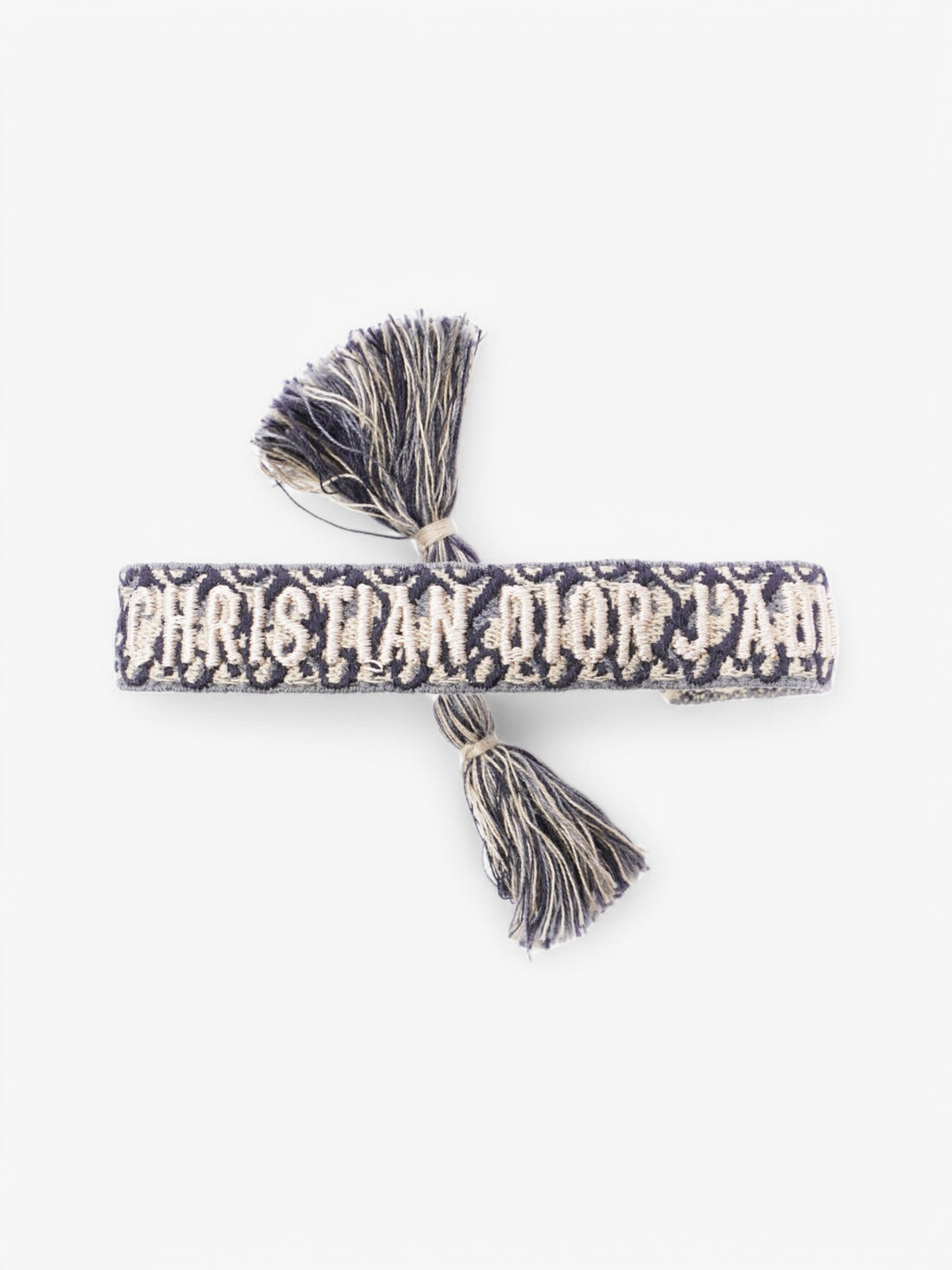 Christian Dior Bracelet Set Navy / Cream Canvas