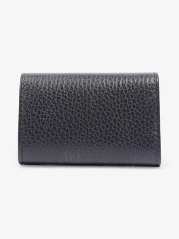 Gucci GG Marmont Key Case Black / Gold Leather