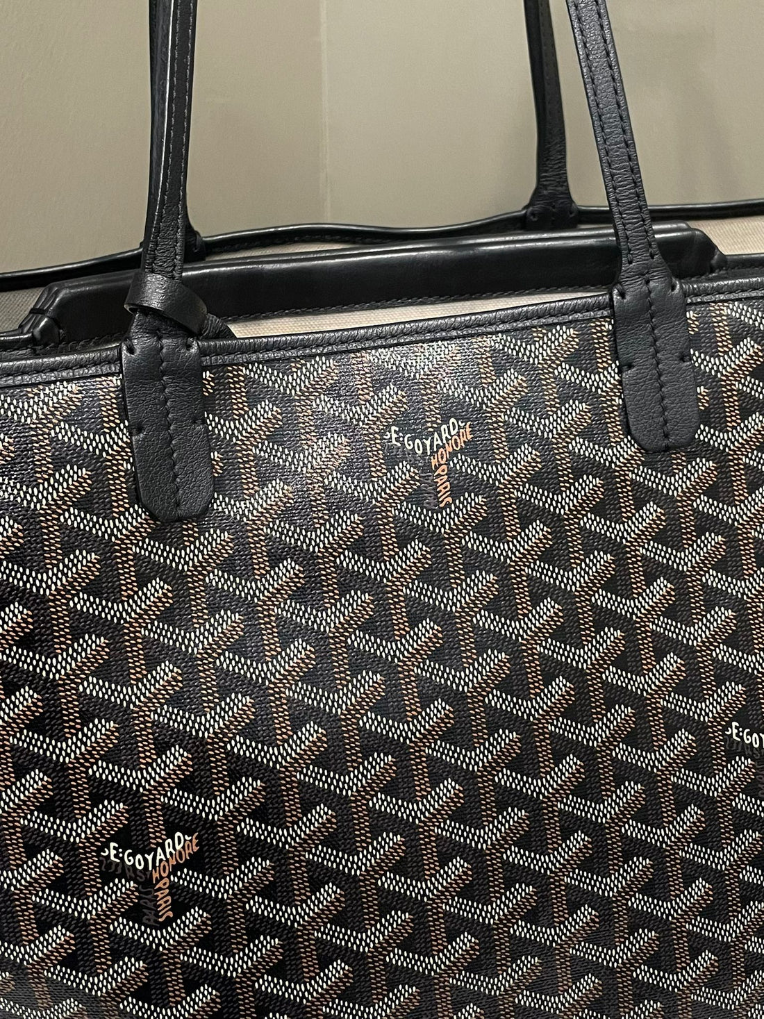 Goyard Double Isabelle Tote Black