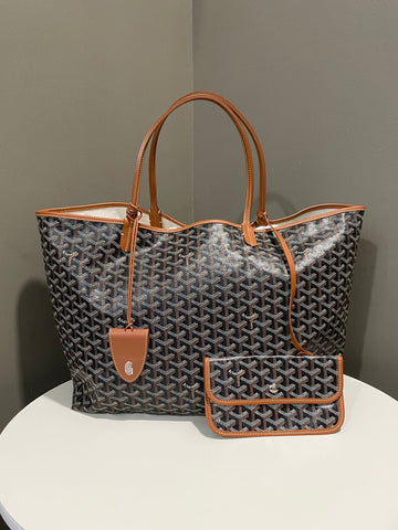 Goyard Saint Louis GM Naturel Goyardine Canvas