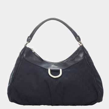 GUCCI GG MONOGRAM ABBEY D RING SHOULDER BAG