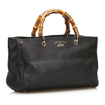Gucci Bamboo Shopper Leather Satchel (SHG-dP6JxK)