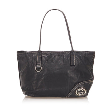 Gucci Britt Leather Tote Bag (SHG-19062)