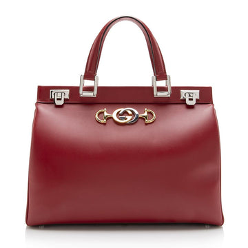 Gucci Calfskin Zumi Convertible Tote (SHF-14170)