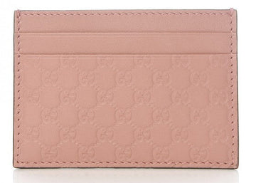 GUCCI GG MICROGUCCISSIMA LEATHER CARD CASE