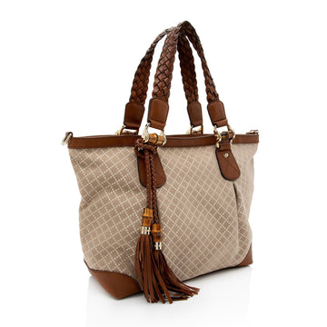 Gucci Diamante Canvas Eva Large Tote (SHF-unJCx2)