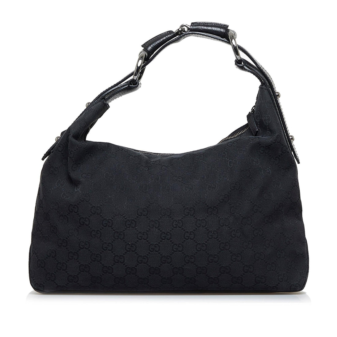 Gucci GG Canvas Horsebit Shoulder Bag (SHG-rc6XaO)