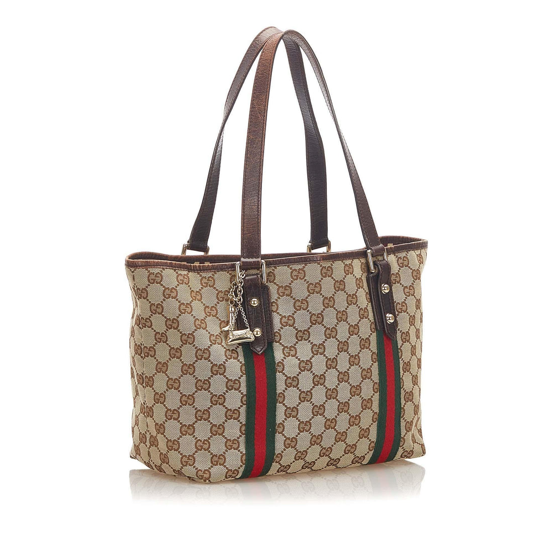 Gucci GG Canvas Jolicoeur Tote Bag (SHG-17775)
