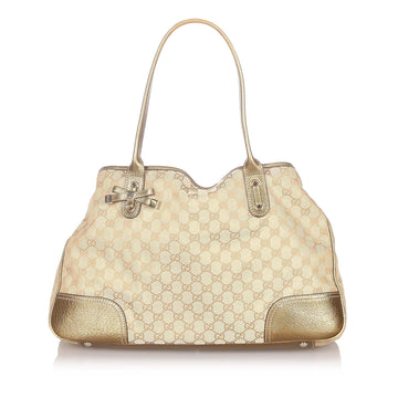 Gucci GG Canvas Princy Tote Bag (SHG-20542)