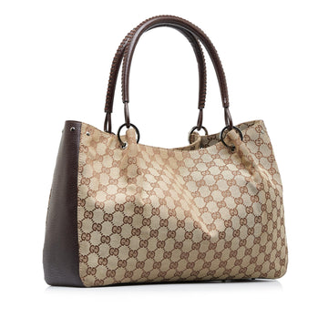 Gucci GG Canvas Tote (SHG-19tYgv)