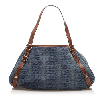 Gucci GG Denim Pelham Tote Bag (SHG-12975)