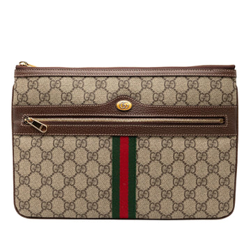 Gucci GG Supreme Web Ophidia Clutch