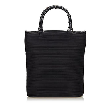 Gucci   Quilted Nylon Bamboo Tote
