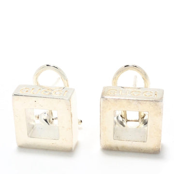 Gucci Square Metal Clip on Earrings (SHG-4enAGU)