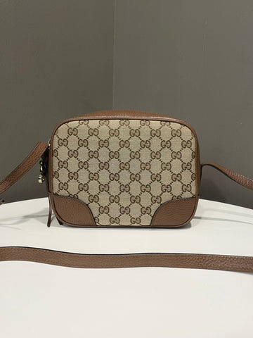 Gucci Bree GG Camera Sling Brown GG Monogram