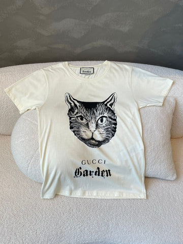 Gucci T Shirt White / Black 100% cotton