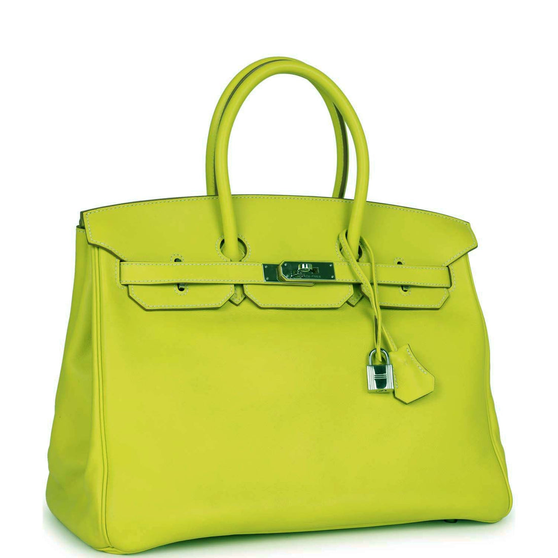 Top Quality Hermes Birkin 35 Kiwi Swift Palladium Hardware