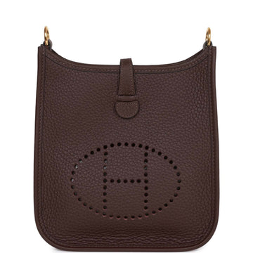 Hermes Evelyne TPM Rouge Sellier Clemence Gold Hardware