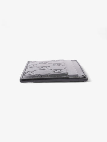 Gucci Guccissima  Holder Black Empreinte Leather