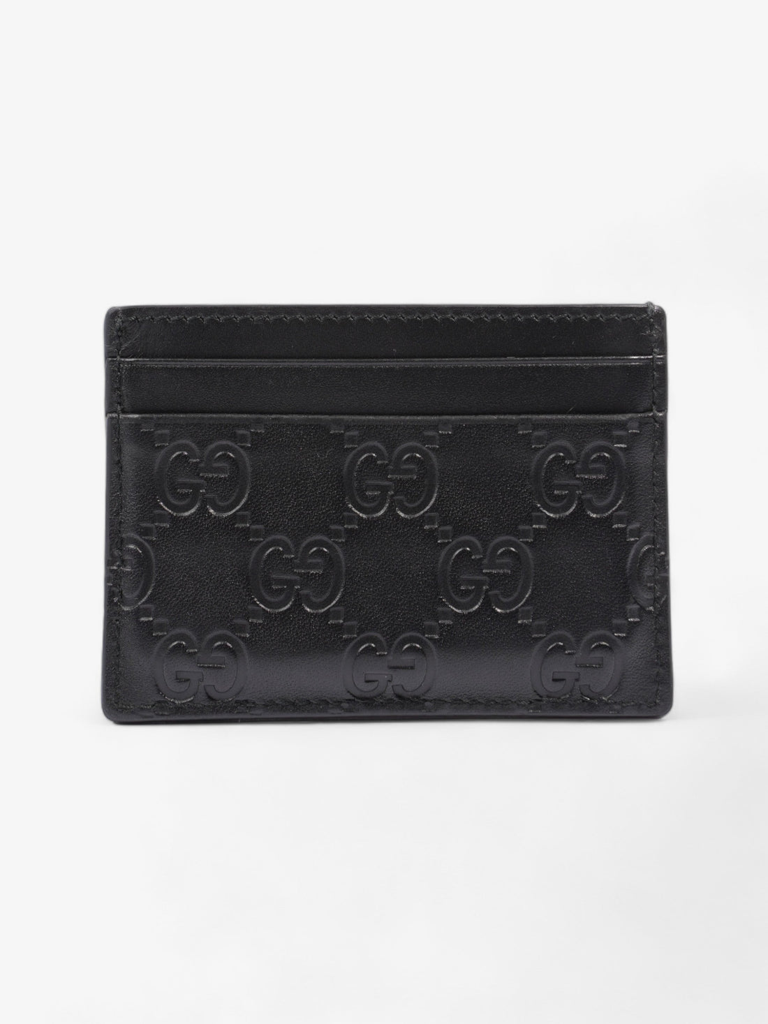 Gucci Guccissima  Holder Black Empreinte Leather
