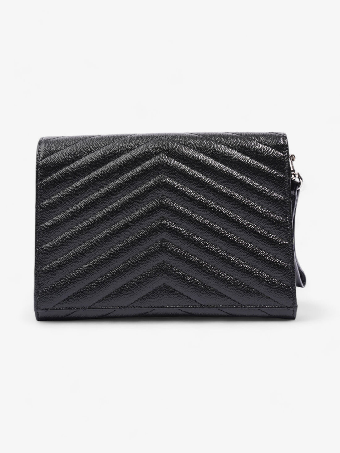 Saint Laurent Cassandre Clutch Black Matelasse Leather