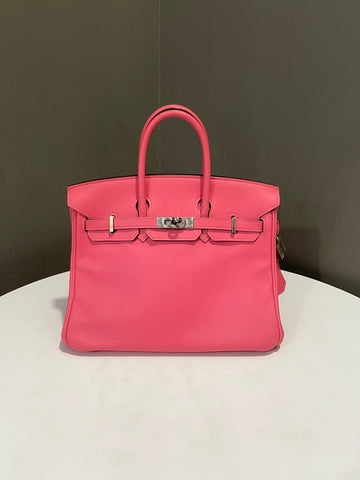 Hermes Birkin 25 Rose Azalee Swift