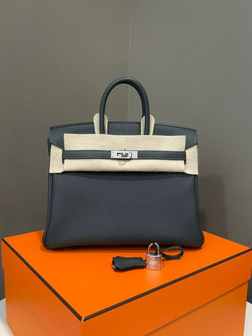 Hermes Birkin 25 Vert Fonce Togo