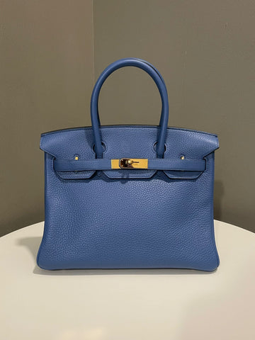 Hermes Birkin 30 Bleu Togo