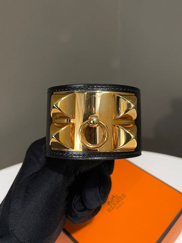 Hermes CDC Bracelet Black