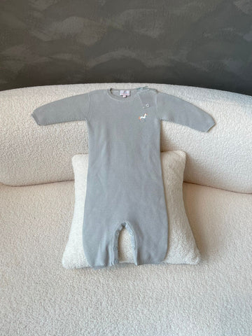 Hermes Cabriole Jumpsuit Gris Perle