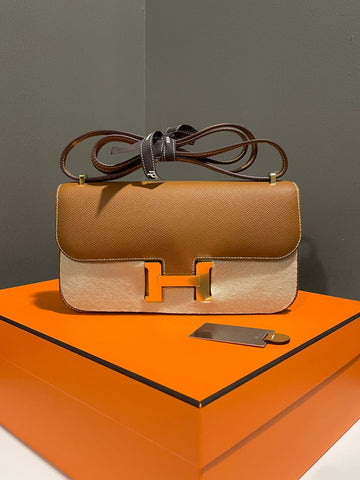 Hermes Constance 1- Elan Gold Epsom