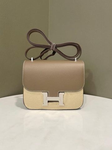 Hermes Constance Mirror 18 Etoupe Epsom