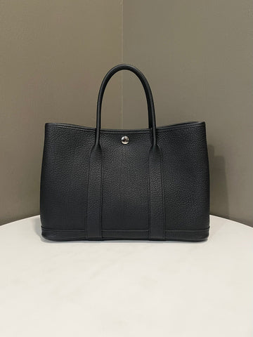 Hermes Garden Party 30 Black Noir Negonda
