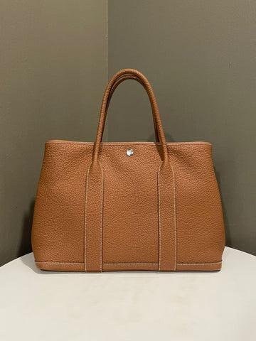 Hermes Garden Party 36  Gold Negonda