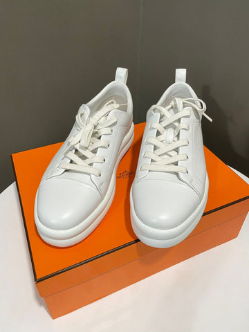 Hermes Happy Sneaker White Size 39