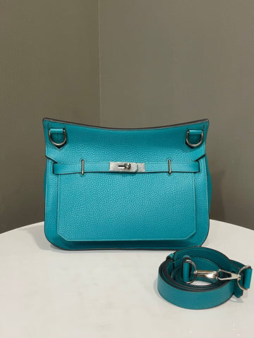 Hermes Jypsiere 28 Bleu Paon Clemence