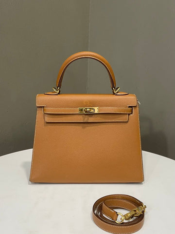 Hermes Kelly 25 Sellier Gold Epsom