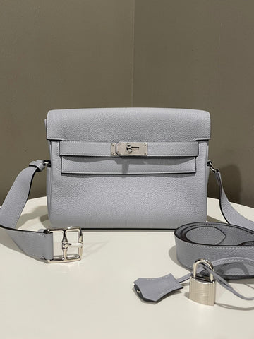 Hermes Kelly Messenger Gris Pantin Togo