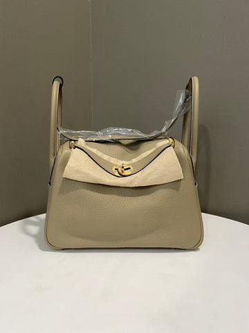Hermes Lindy 26  Beige Marfa Clemence