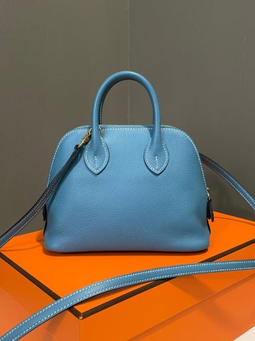 Hermes Mini Bolide 1923 New Bleu Jean Evercolor