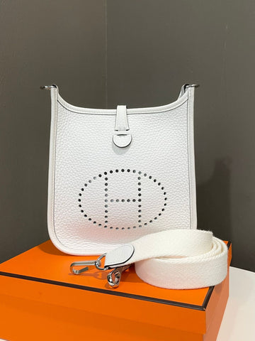 Hermes Mini Evelyn New White