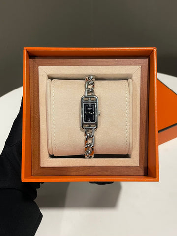 Hermes Nantucket Watch  Aventurine Stainless Steel