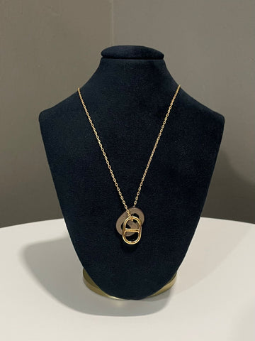 Hermes O'Maillon Pendant Etoupe Swift