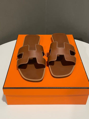 Hermes Oran Sandal Gold Size 36