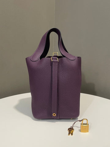 Hermes Picotin 18 Cassis