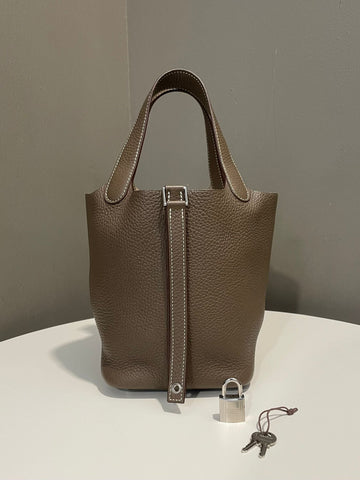 Hermes Picotin 18 Etoupe Clemence