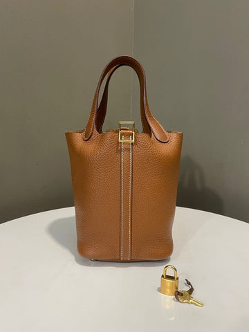 Hermes Picotin Lock 18 Gold Clemence
