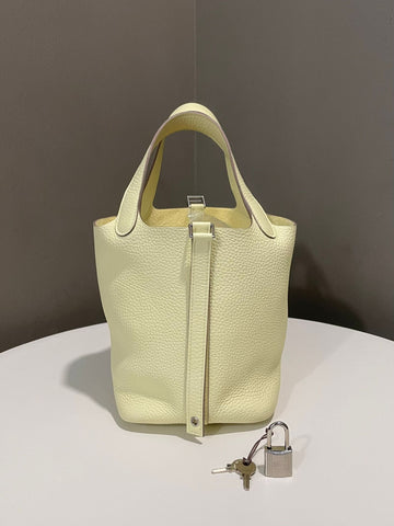 Hermes Picotin Lock 18 Jaune Milton Clemence