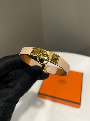 Hermes Rivale Mini Bracelet Pale Pink