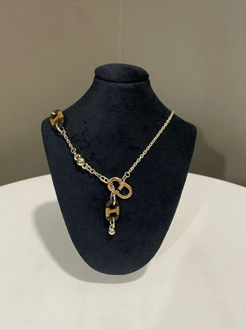 Hermès Sur Mer Necklace Brown
